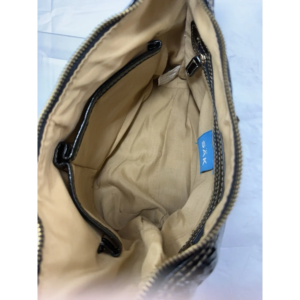Vintage The Sak Patent Leather Hobo Shoulder Bag